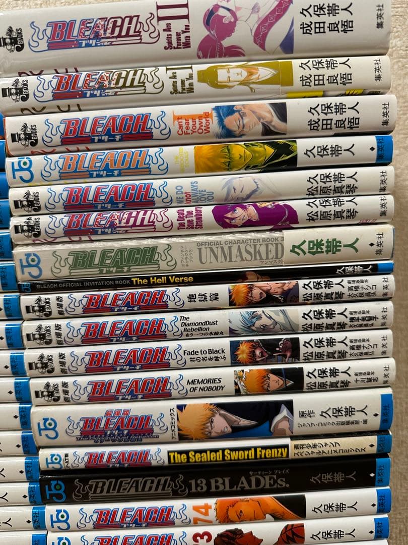 全89巻　ブリーチ　BLEACH 74巻　全巻セット　関連本　15巻