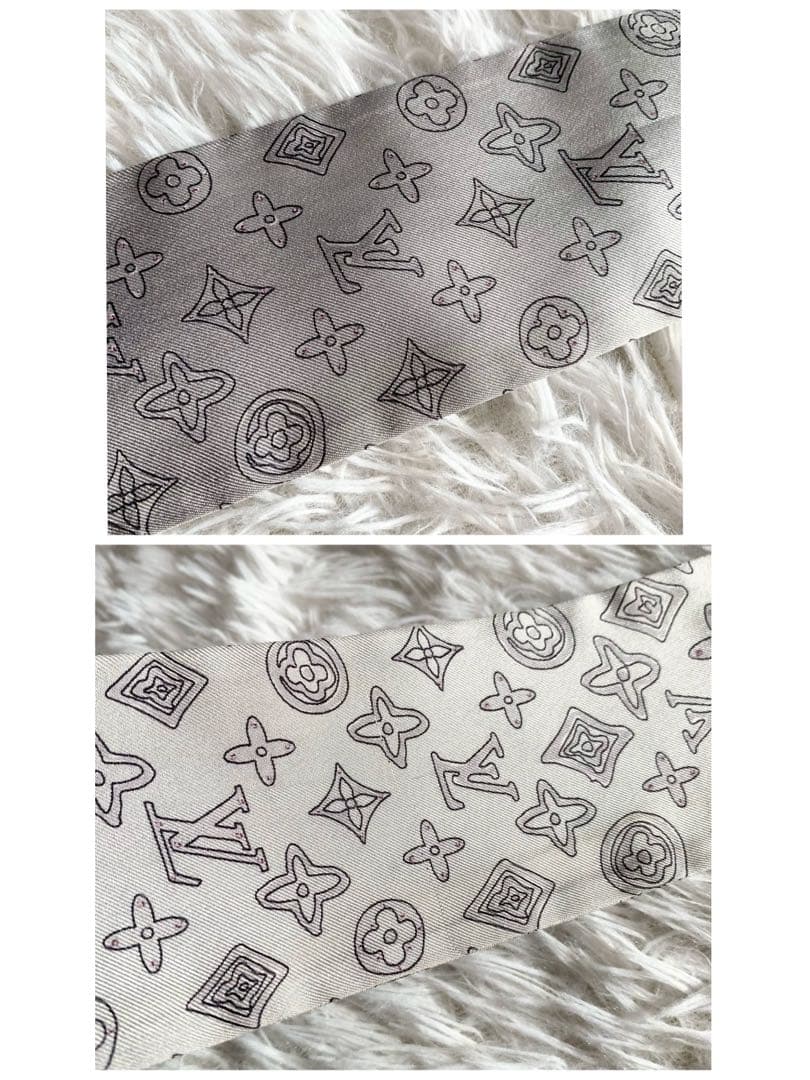 LOUIS VUITTON　ルイヴィトン　バンドー　モノグラム　マップ　スカーフ