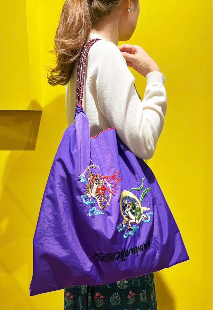 KEITA MARUYAMA Ball＆Chain バッグ (風神雷神) 猫