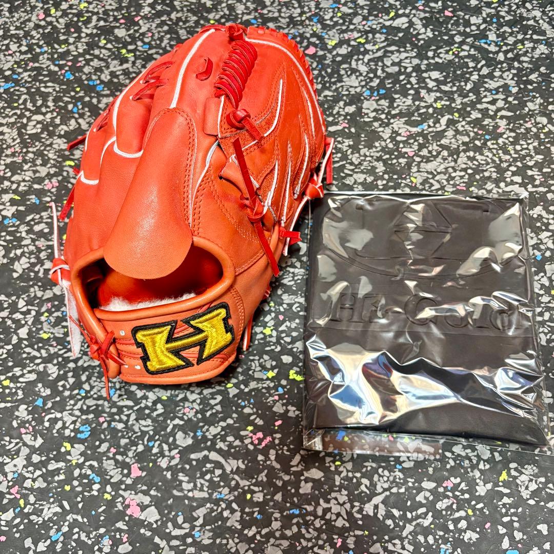 ハイゴールド 日本製 硬式用 グローブ 心極 投手用 ジュテルレザー FAレザー