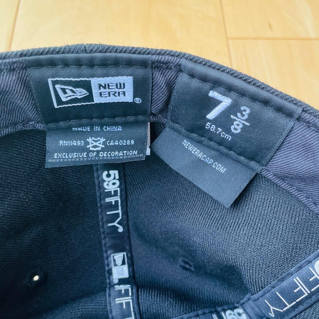 【New Era 】59FIFTY キャップ ブラック 7 3/8 豹柄 カープ
