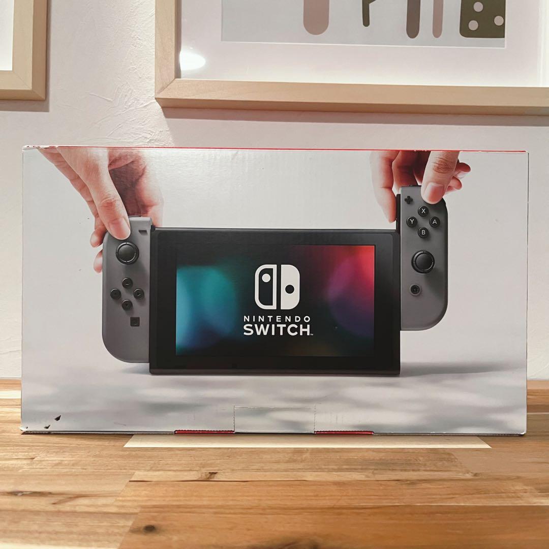 Nintendo Switch スイッチ　グレー 本体　おまけ付き