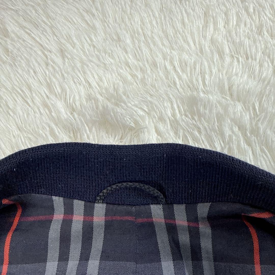 【希少・激レア】英国製 ヴィンテージ バーバリー スエードレザーブルゾン 本革