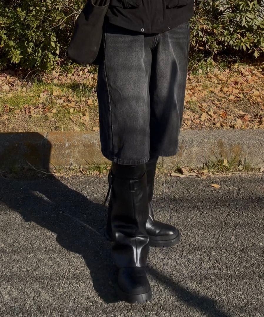 b*m様 【お値下げ可能】PRADA black denim half pant