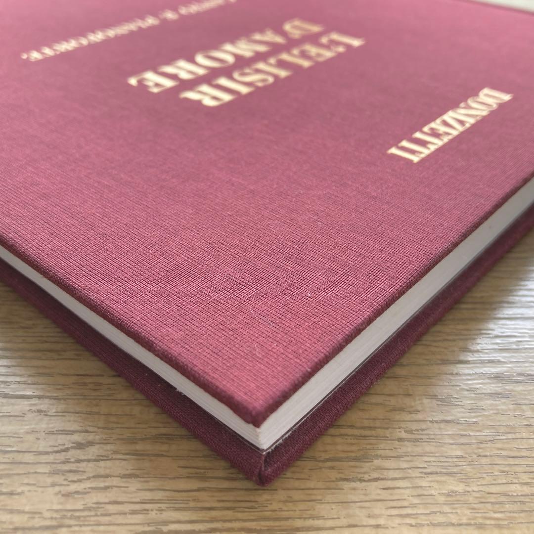 は*か様 RICORDI　ドニゼッティ　愛の妙薬　布装　オペラ　ヴォーカルスコア