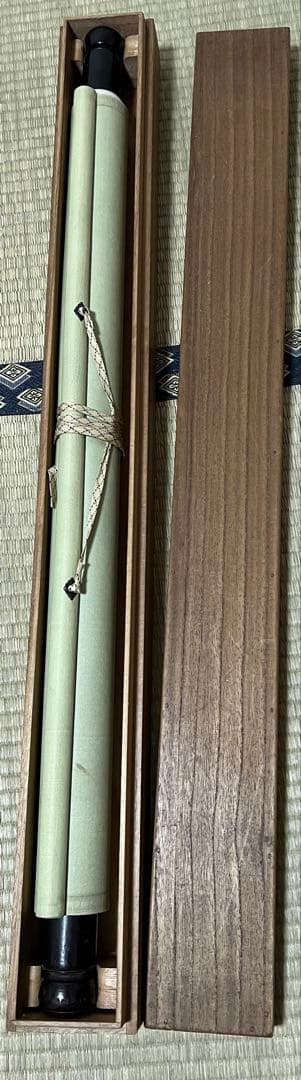 掛け軸　是真　絵［桜図］絹本　木箱付き　送料込み！