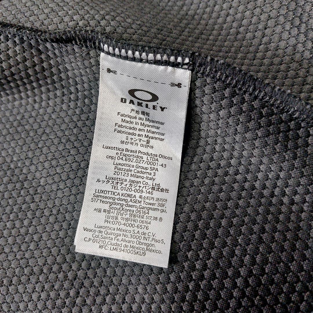 美品☆OAKLEY ジャージ上下セット ブラック　sizeM
