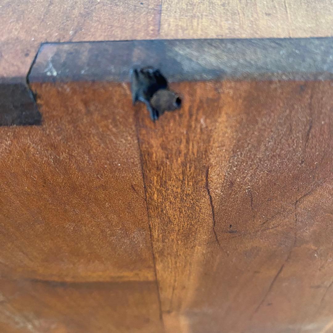 アンティーク 小引き出し 4杯抽斗 小物入れ 無垢材 昭和レトロ z736