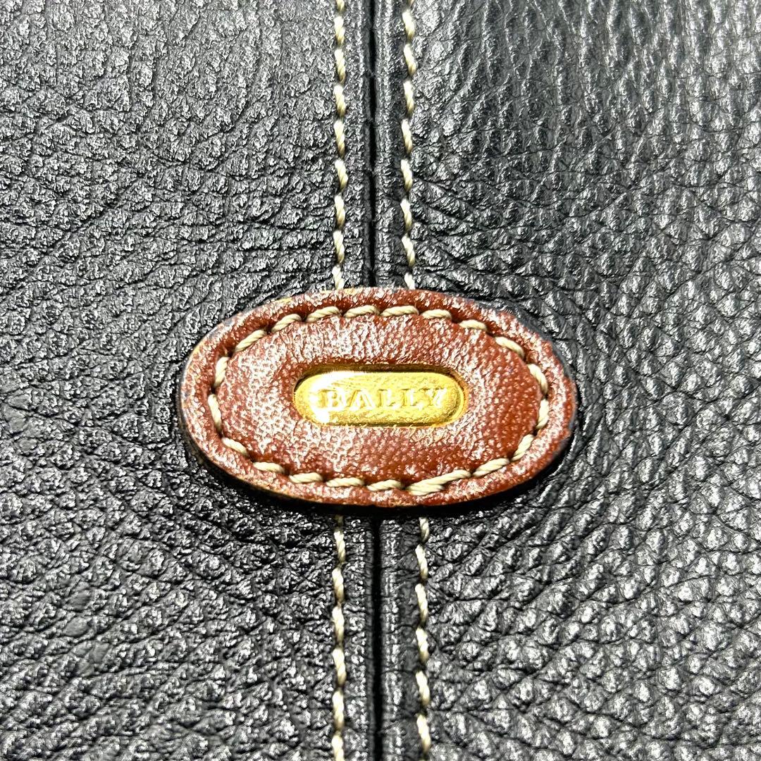BALLY ヴィンテージ トートバッグ 金ロゴ オールド