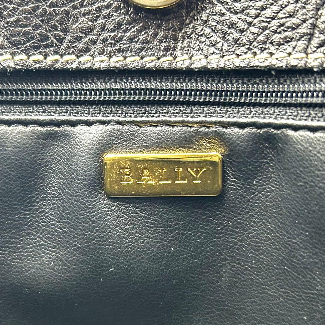 BALLY ヴィンテージ トートバッグ 金ロゴ オールド