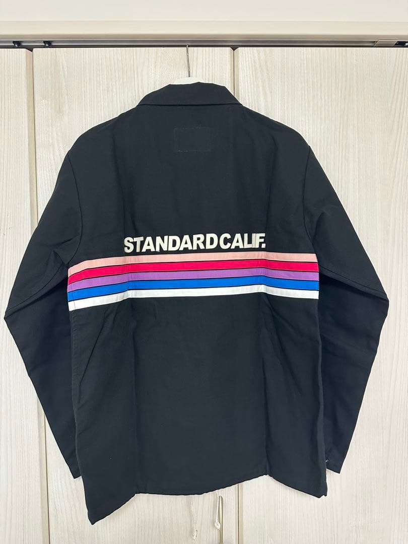 【美品】スタンダードカリフォルニア×ナルトトランクス　コーチジャケット　ブラック