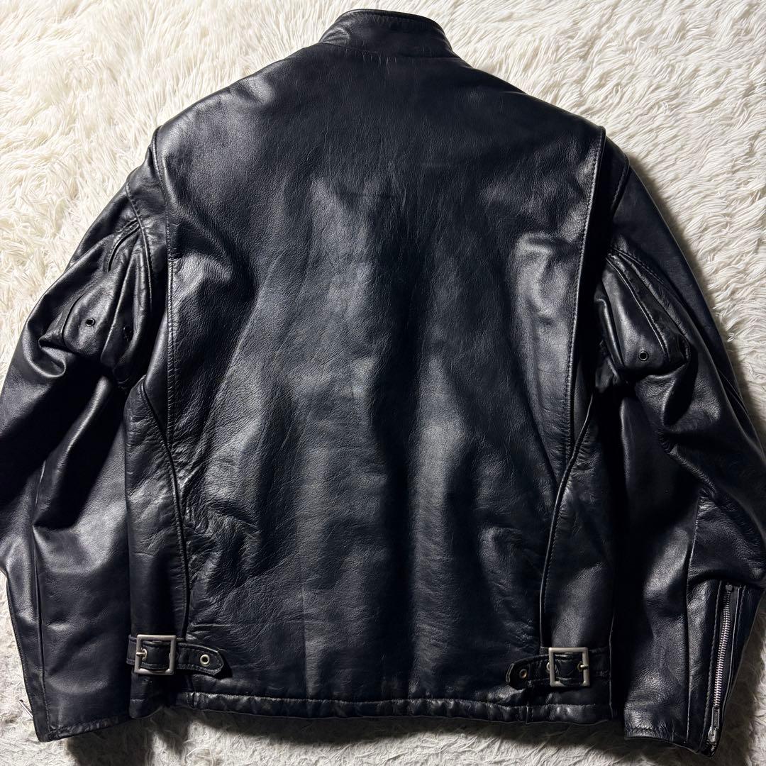 ア*ン様 【米国製】schott ライダースジャケット 641Q 本革　ブラック