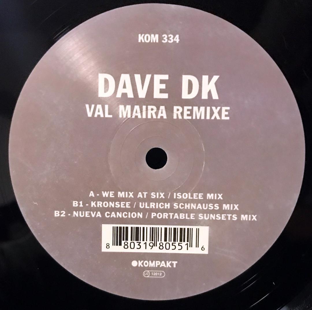 Dave DK 2LP+CD+12inch Ambient テクノ