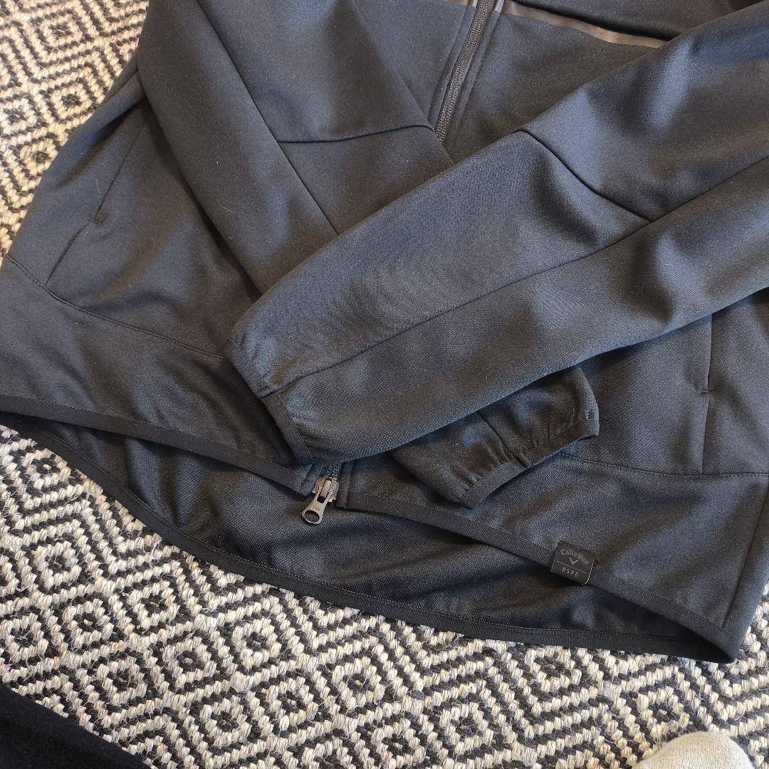 ​未使用　キャロウェイ　ゴルフ　ジップアップ　パーカー　ブラック　M　フーディー