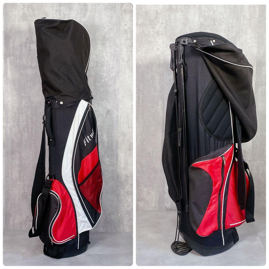 T514 スポルディング 他 ゴルフクラブ メンズ フルセット 12点 格安 赤