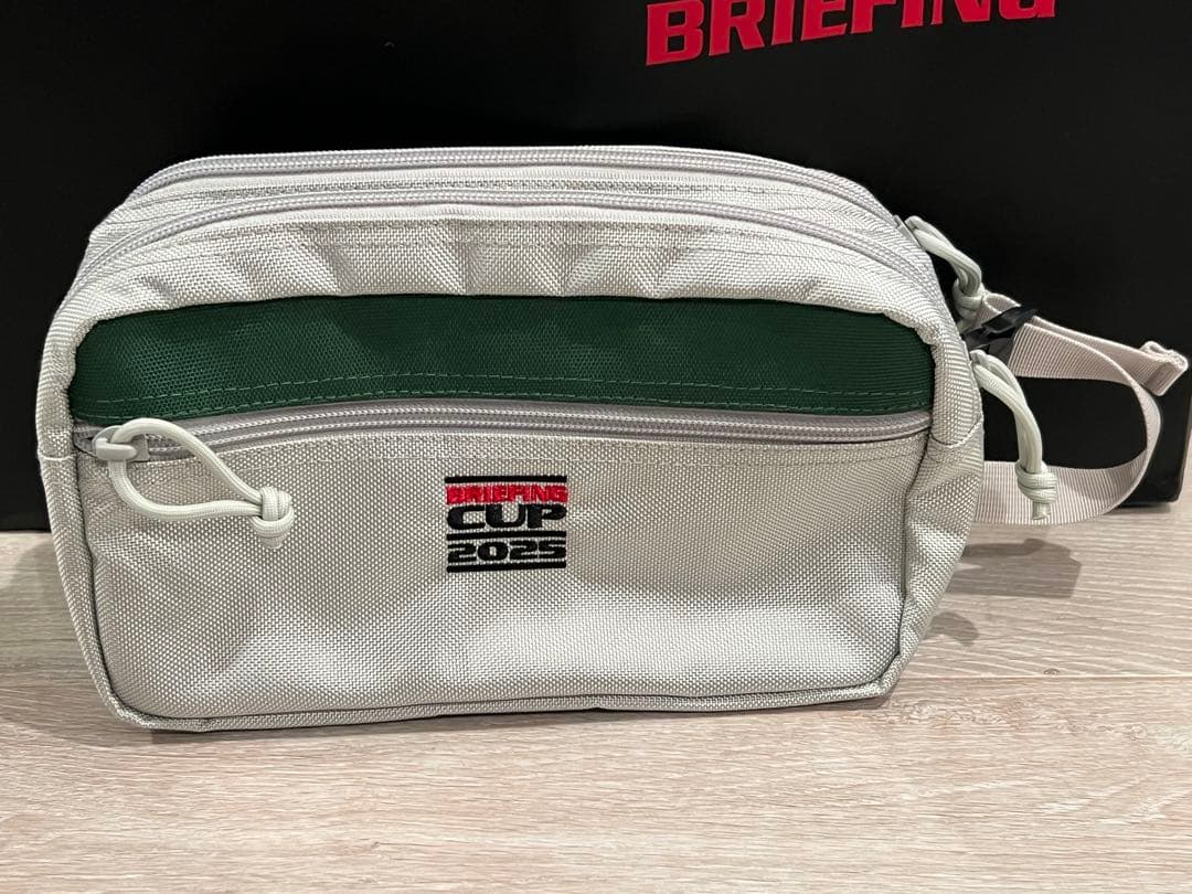 BRIEFING CUP 2025 グレー/グリーン