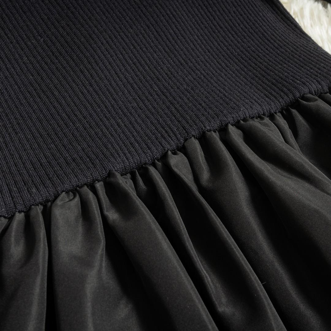 UNITED ARROWS 25AW フィット ＆ フレア ポロワンピース