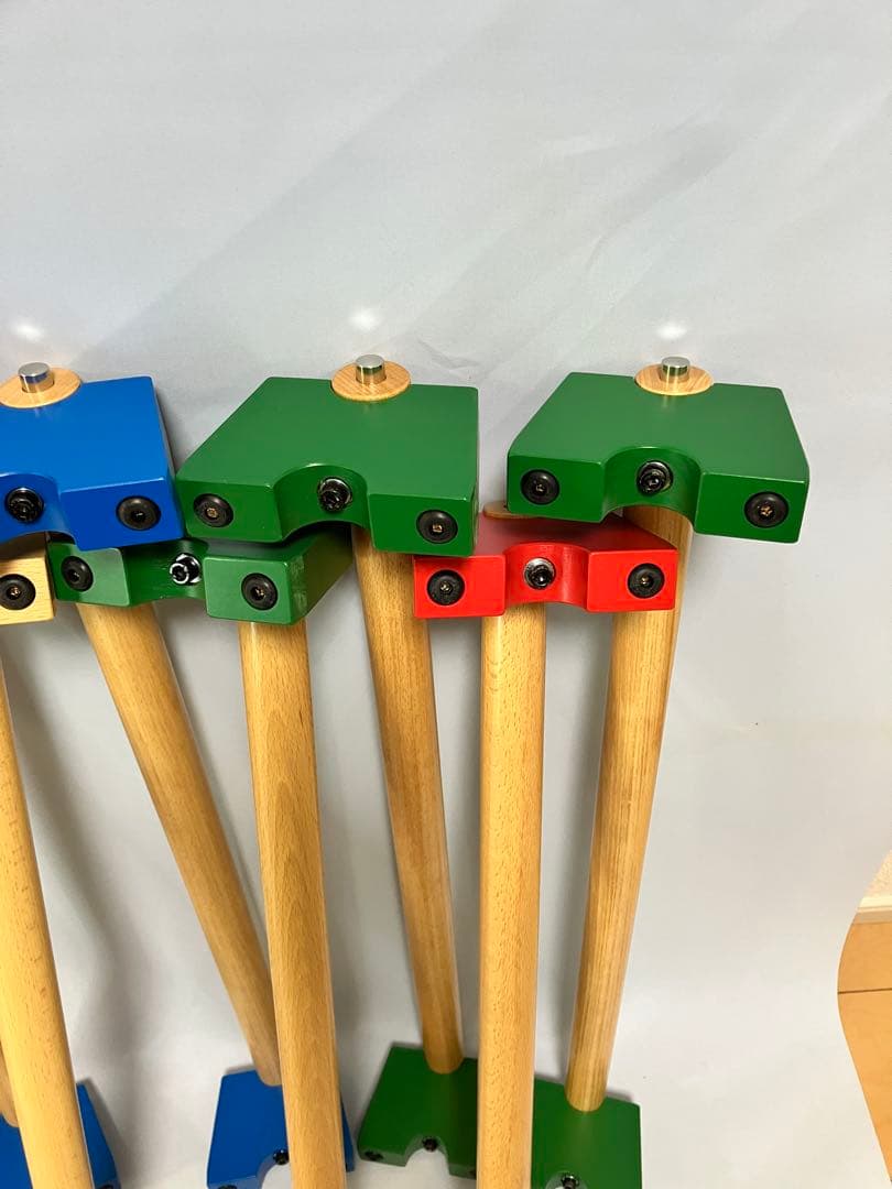 ≪美品≫カラー運動棒(10本組) マスセット株式会社 71355