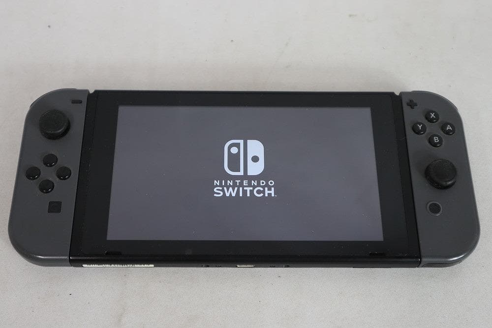 ◆NINTENDO SWITCH 任天堂スイッチ グレー ゲーム機 07238