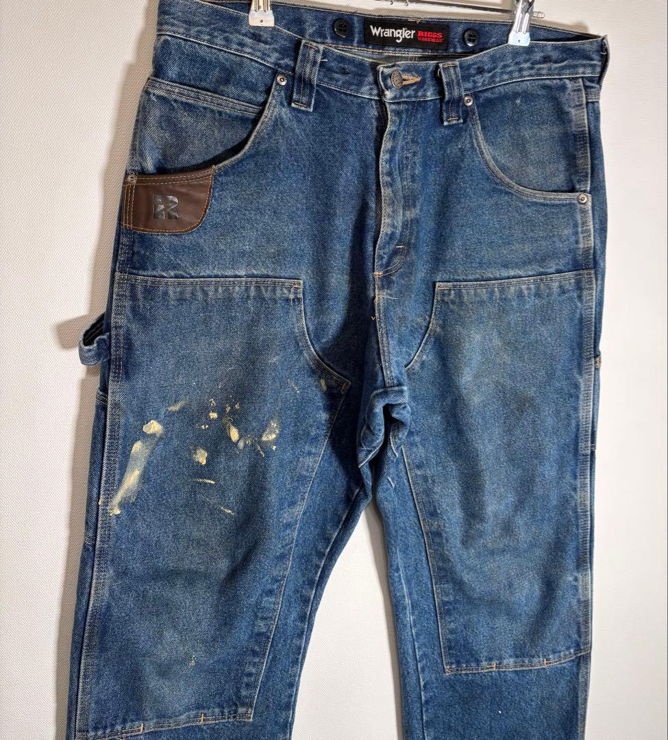 Wrangler RIGGS ラングラー　ダブルニー　デニム　ペインターパンツ
