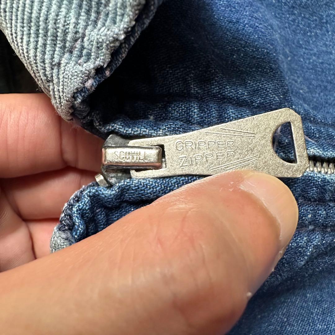 極希少 70s SEARS 裏地 ブランケット デニム ワークジャケット