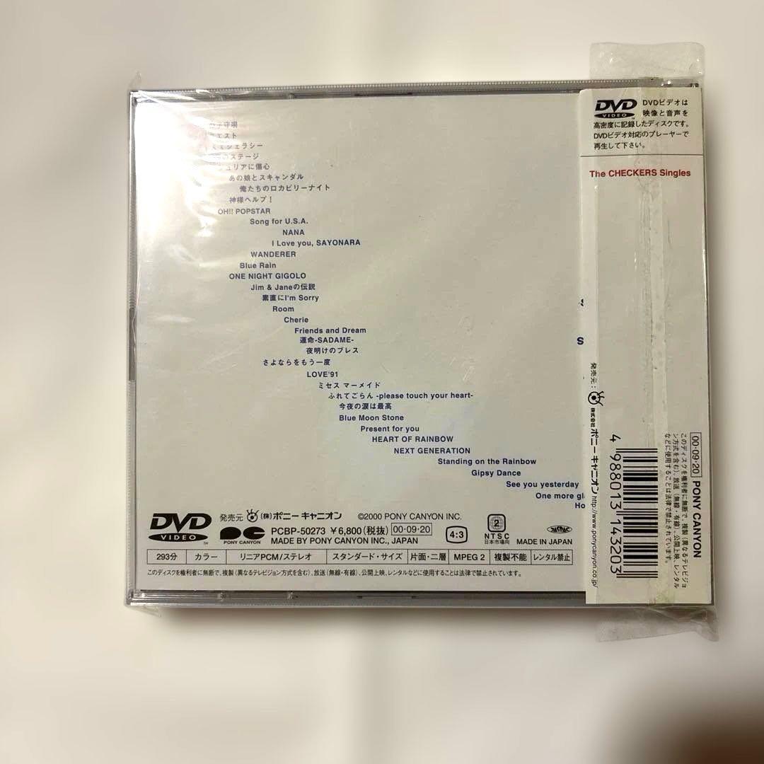 【廃盤・希少】チェッカーズ DVD The CHECKERS Singles