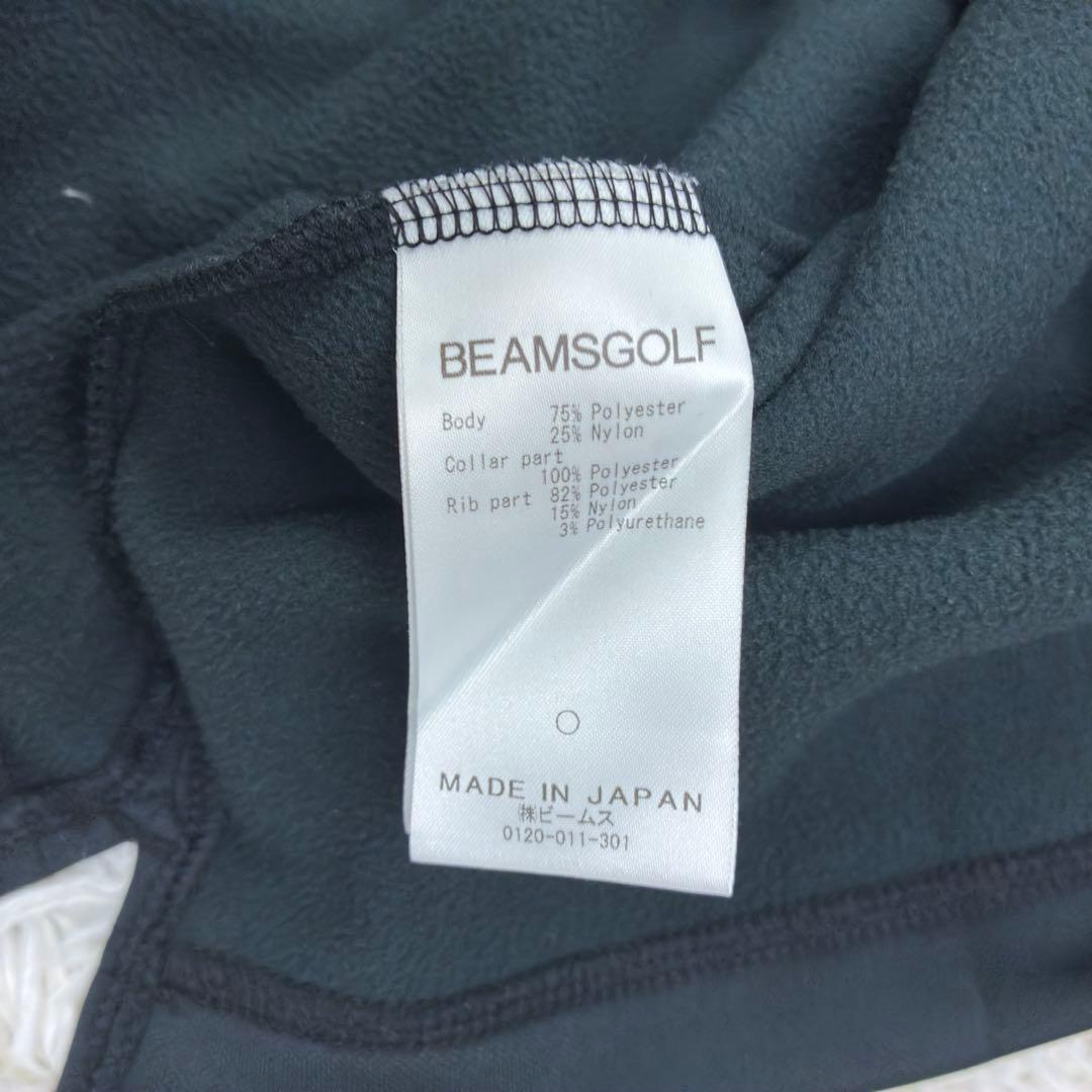美品　ビームスゴルフ　KARUISHI(R)素材　襟付きプルオーバー　XL　黒