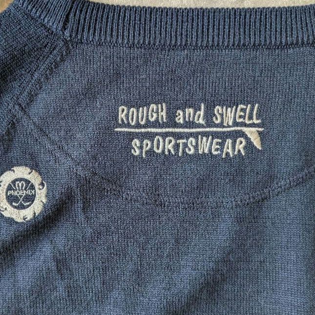 rough&swell ラフアンドスウェル　ニット　セーター　メンズ　ロゴ