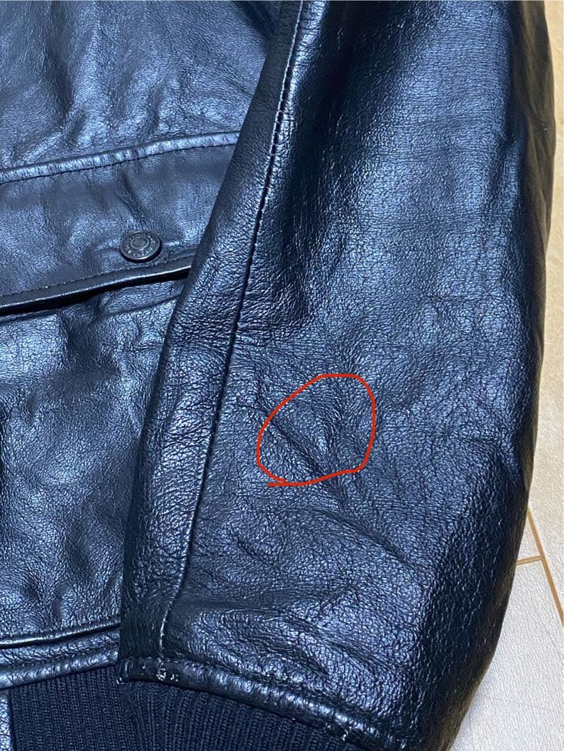 ヒステリックグラマー　スタンドカラー　レザージャケット　オールブラック　Sサイズ