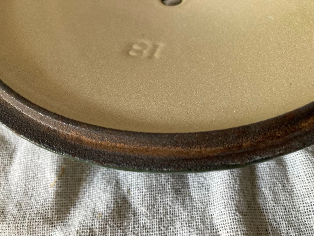 ル・クルーゼ　ココットロンド　18センチ　モスグリーン　希少