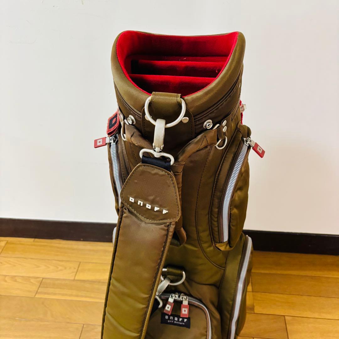 【希少品】　ONOFF キャディバッグ　ゴルフバッグ送料込み