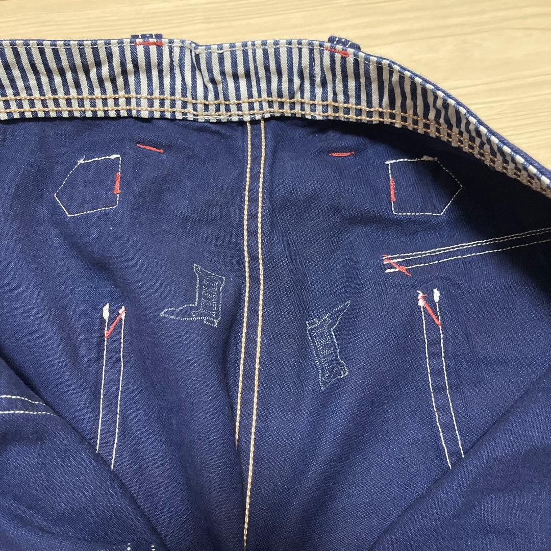 週末限定　フリーホイーラーズ　ロングショアマン　ウォバッシュ　ワークパンツW32