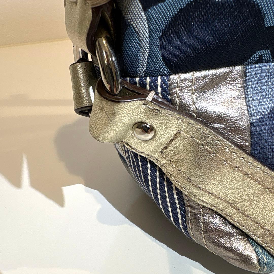 バッグ 00s coach archive patchwork denim y2k