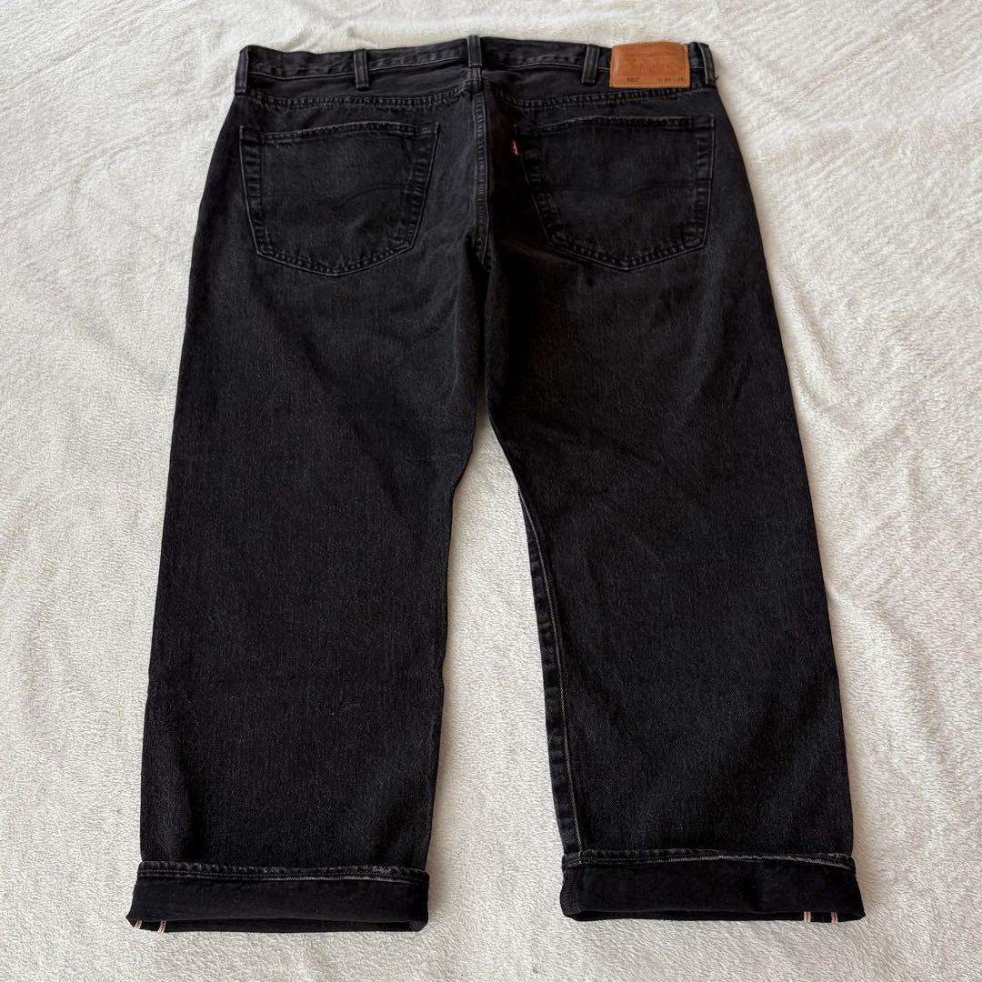 Levi's premium 501 セルビッチ ブラックデニム w40