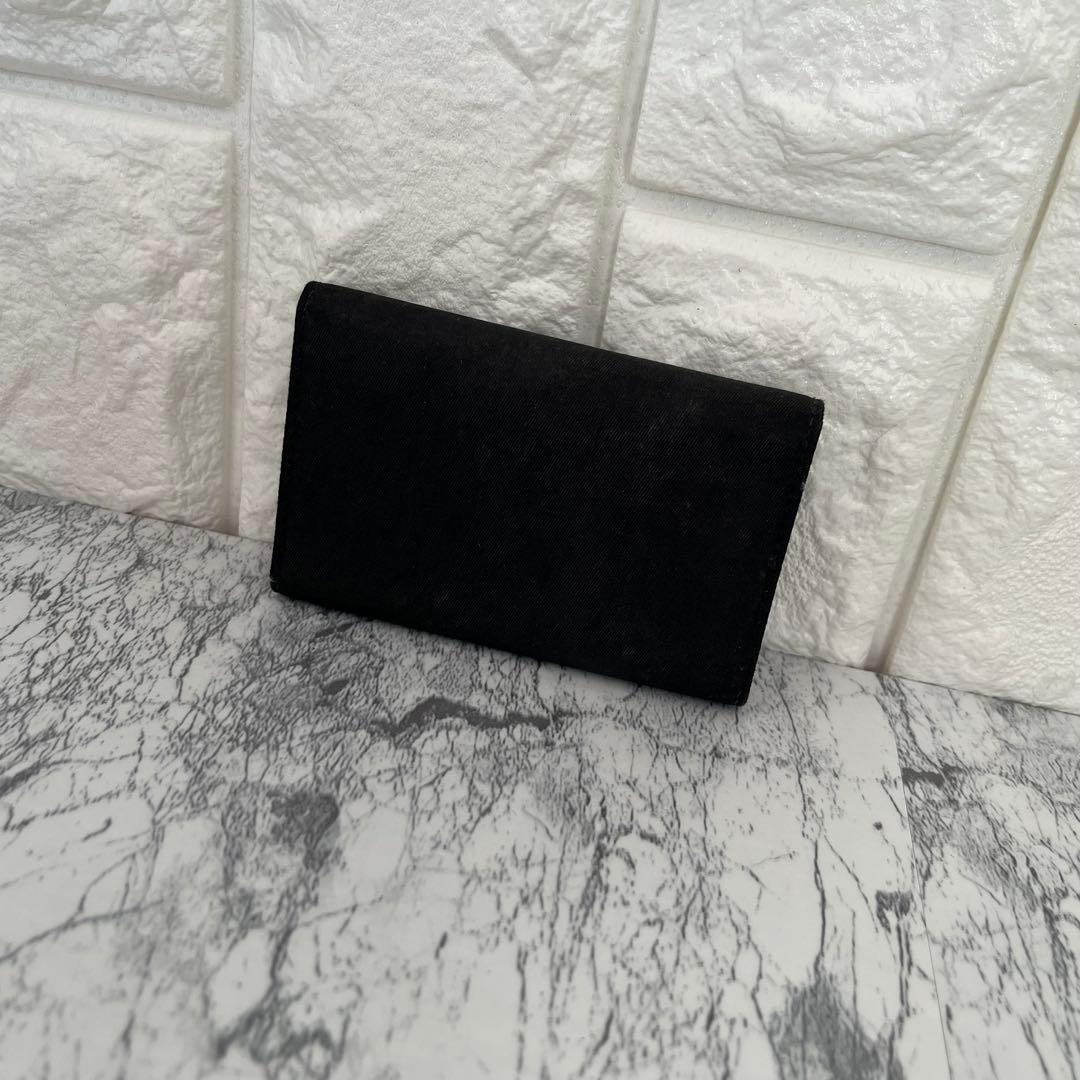 PRADA プラダ 三角プレート ナイロン×サフィアーノ 6連 キーケース