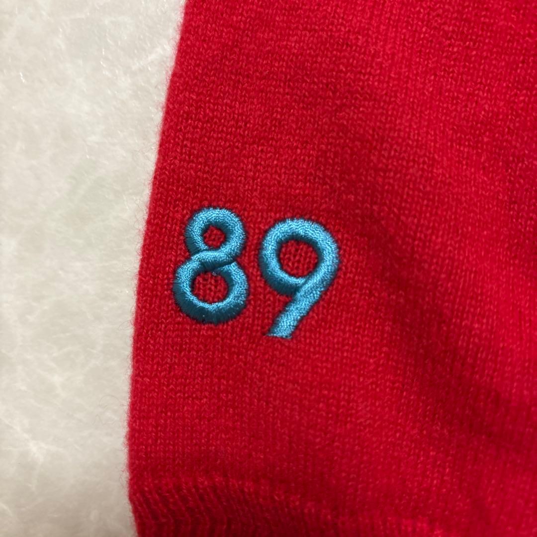 パーリーゲイツ★カシミヤ100%★ビッグロゴ★ニット【メンズ サイズ5（L】