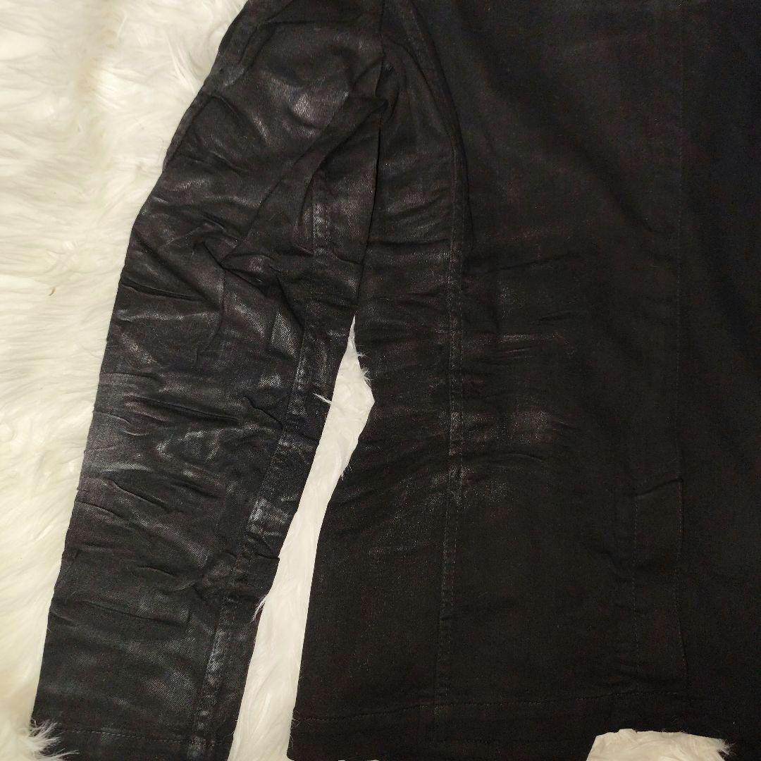 コーイチ　新品　トルネードマート完売カラー　黒コーティングデニムジャケット