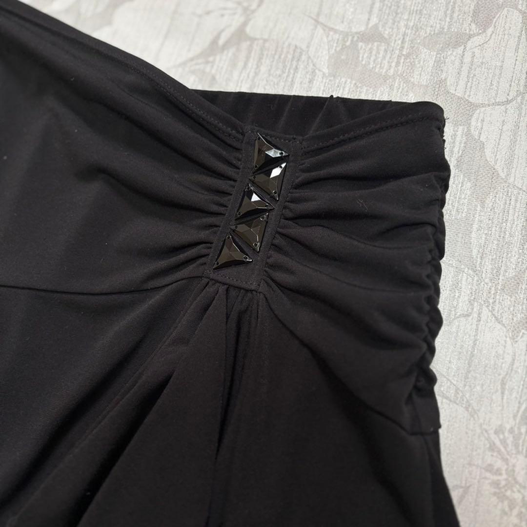 CHACOTT ダンス衣装　社交ダンス　黒　ストレッチ　日本製　レッスン　バレエ