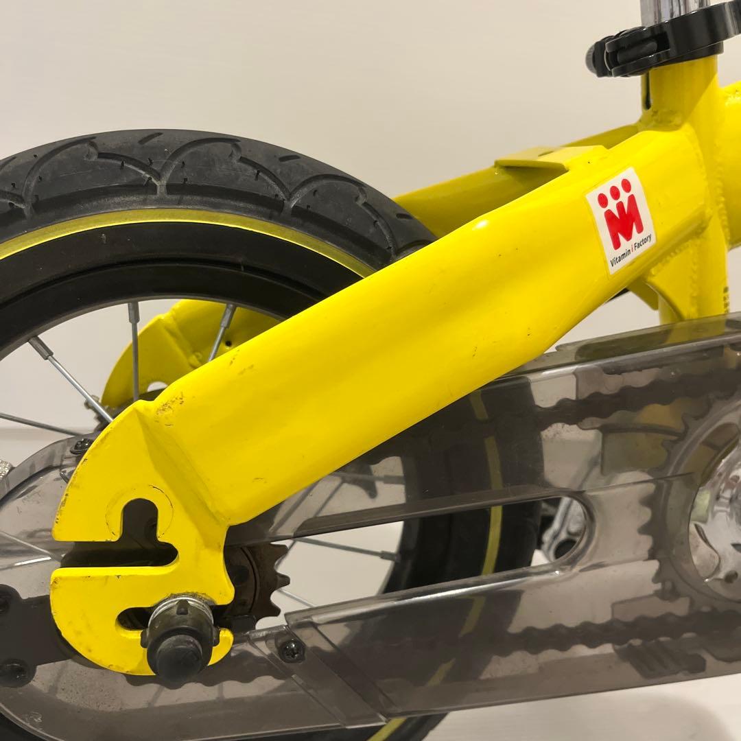 へんしんバイク（スタンド付き）幼児用自転車 12インチ　イエロー