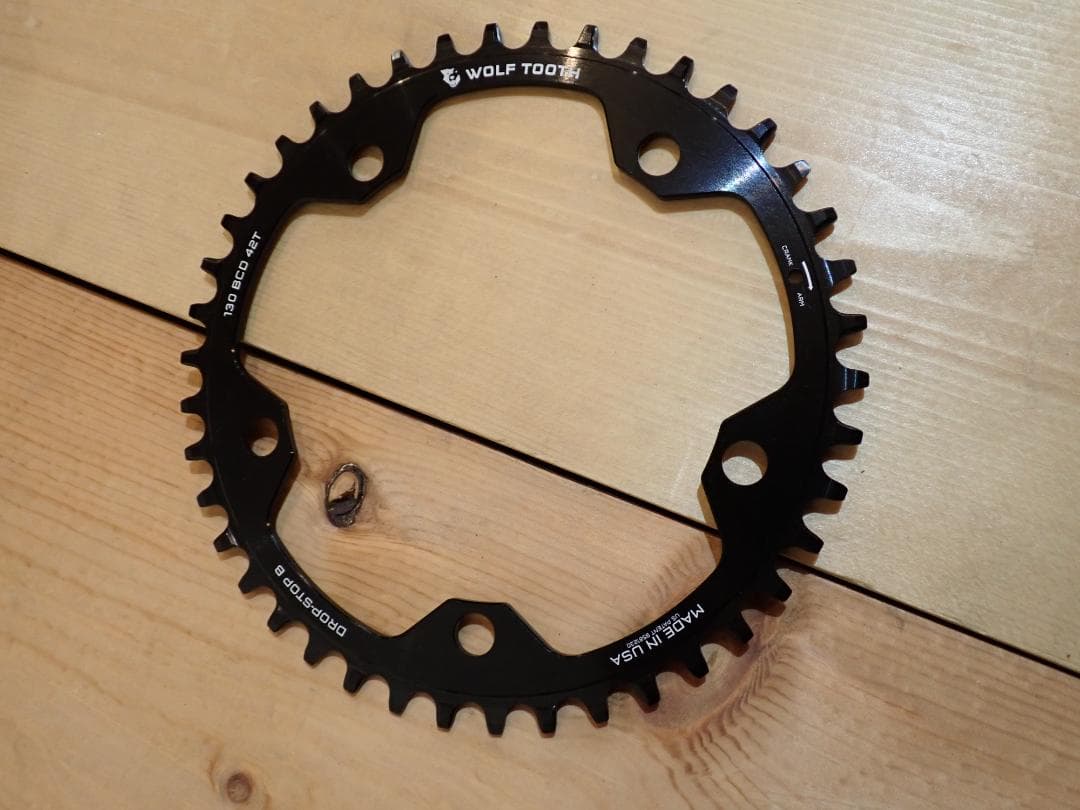 WOLFTOOTH DROPSTOP B ナローワイド　チェーンリング　42T