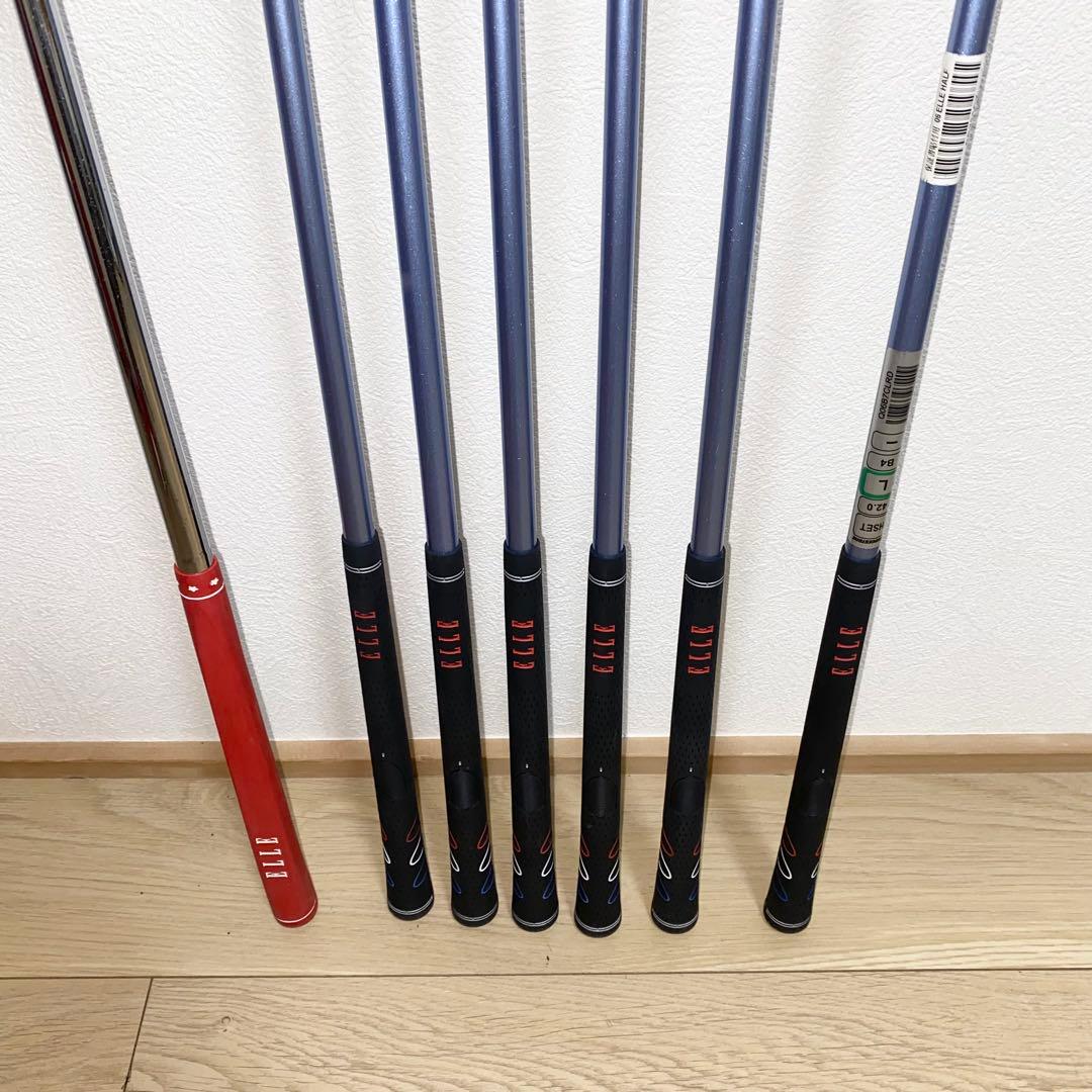 格安☆ELLEレディース用ゴルフクラブセット☆初心者 女性右利きキャディバッグ付