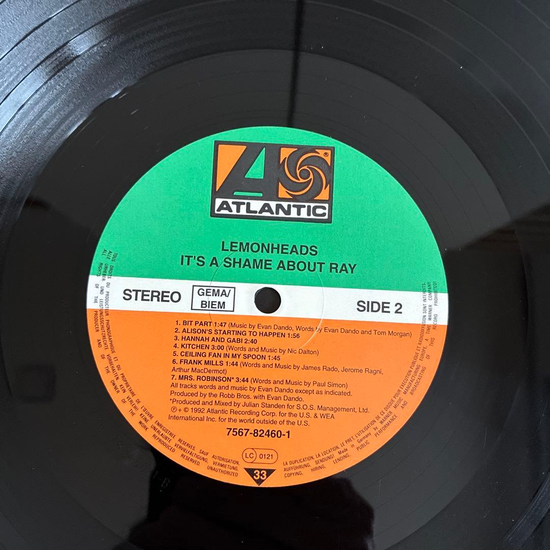Lemonheads It's a shame about Ray レコード