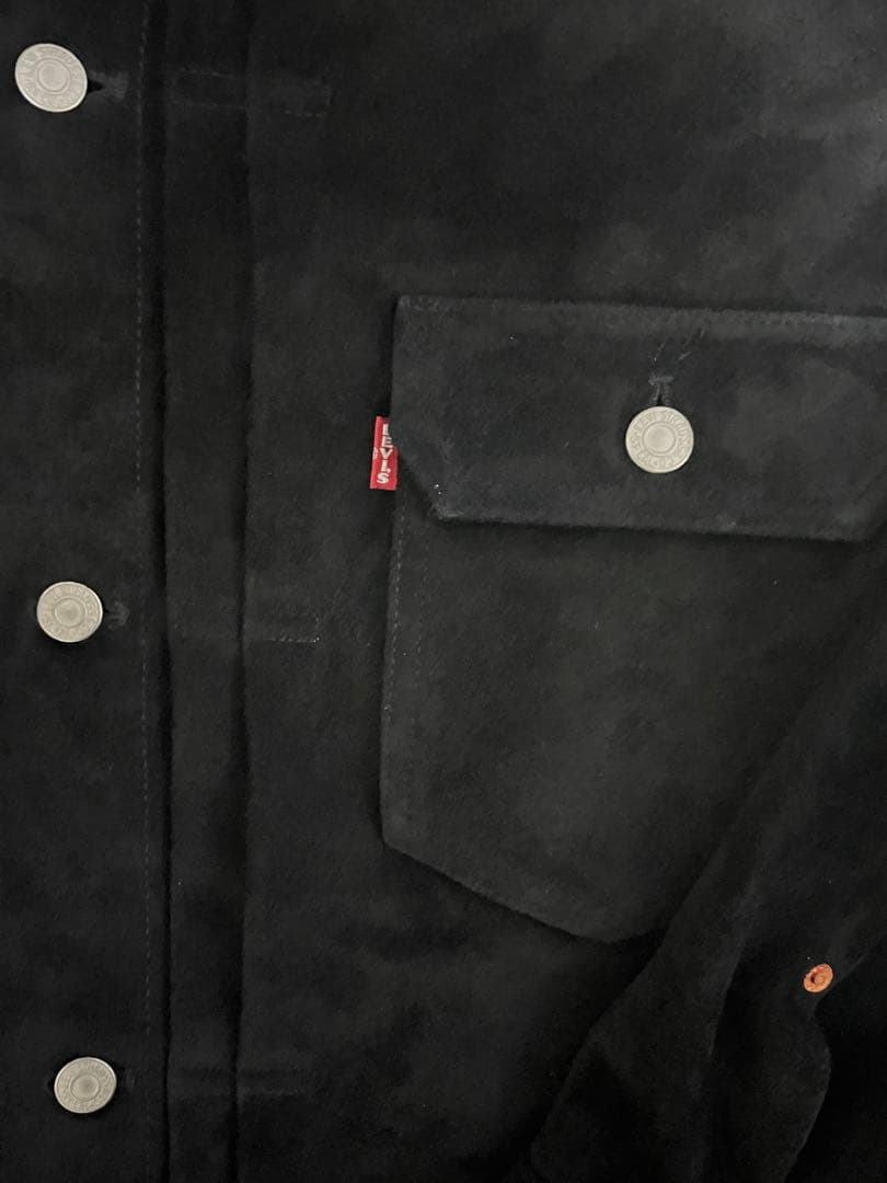 リーバイス ジャーナルスタンダード別注TYPE1スエード トラッカージャケットL