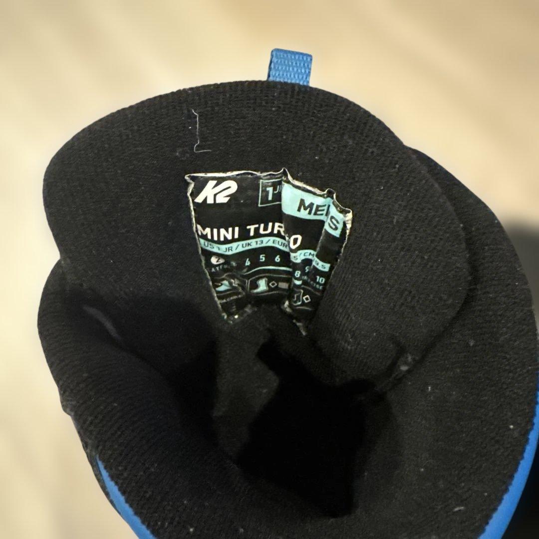 スノーボードブーツ k2 mini turbo 19.5cm21㎝ジュニア