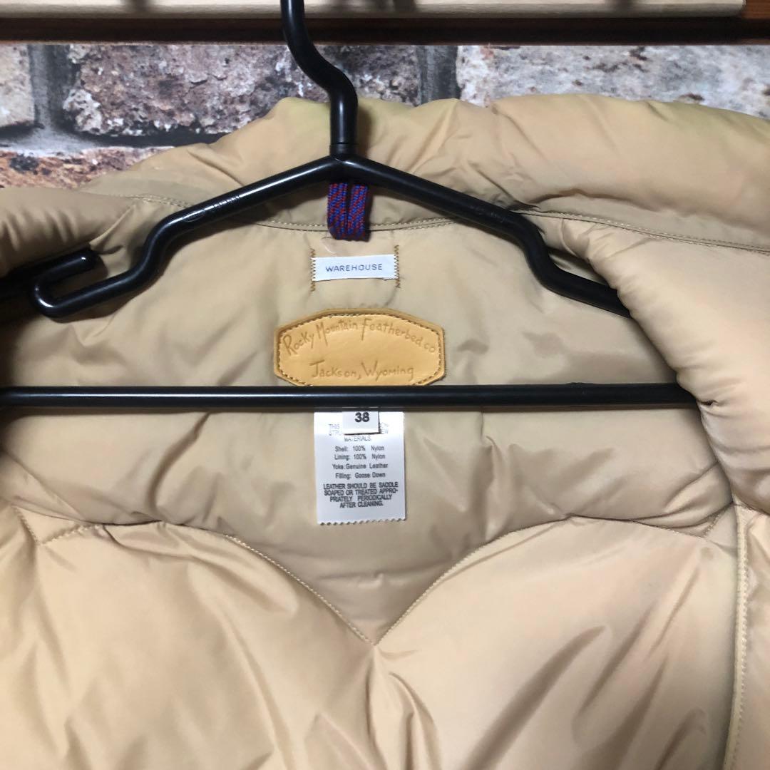ウエアハウス×ロッキーマウテン ダウンベスト