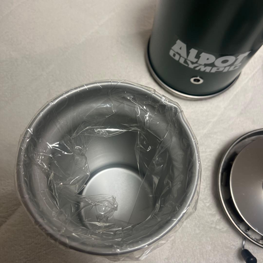 オリムピック ALPOT アルポット グリーン アルコールストーブ 調理器具