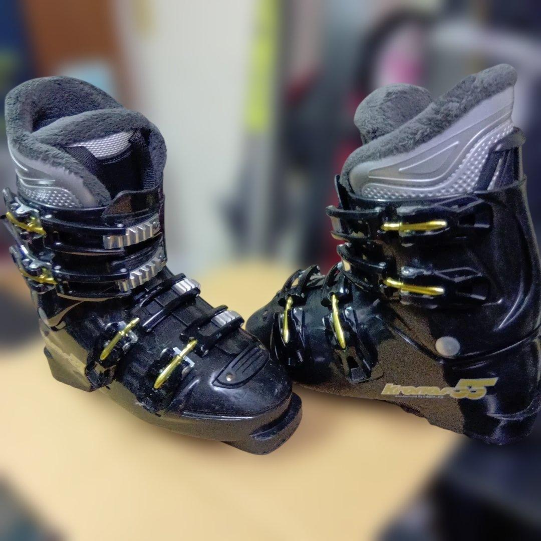 メンテナス済 152cm 靴25cmポール付 ホットWAX済すぐ使えます