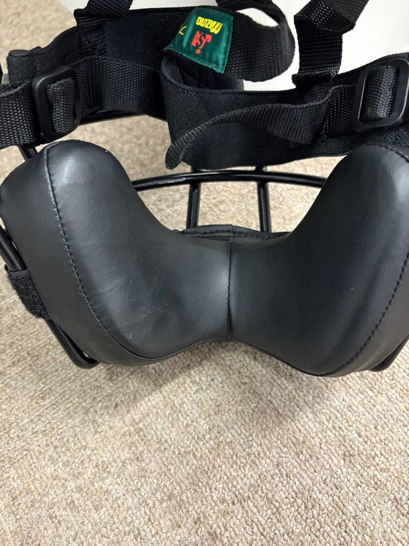 【極美品】ミズノ（MIZUNO） ソフトボール用マスク キャッチーマスク 純正品