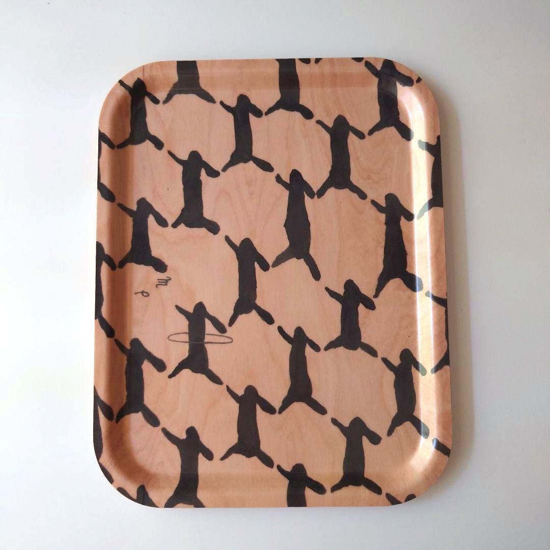 ミナペルホネン　トレイ　2枚セット　タンバリン　ランランラン