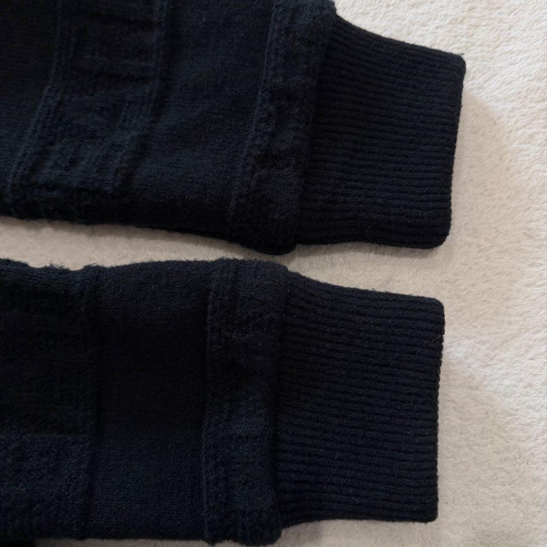 パーリーゲイツ　防風ニットブルゾン　ボーダー　DiAPLEX　裏地総柄　日本製